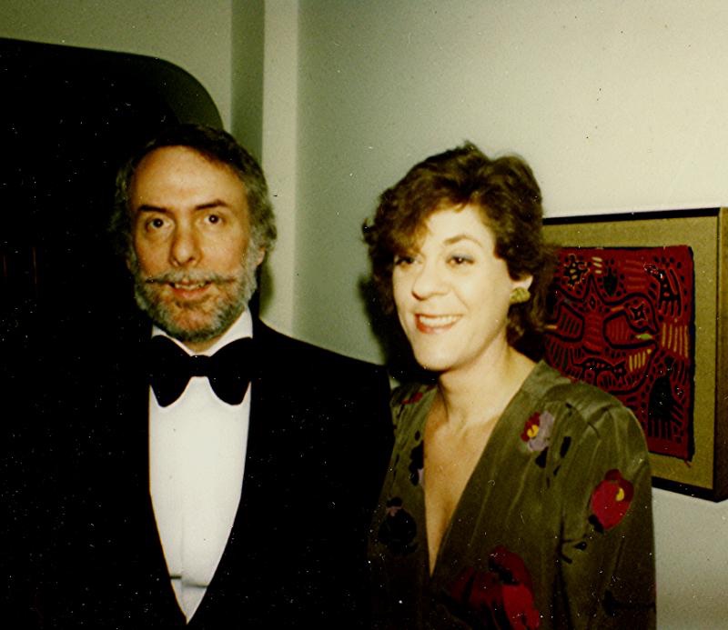 Marshall and Marian dressed for an evening celebration