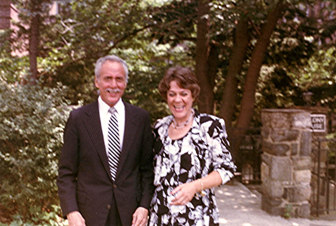 Marshall and his wife dressed for a special occasion