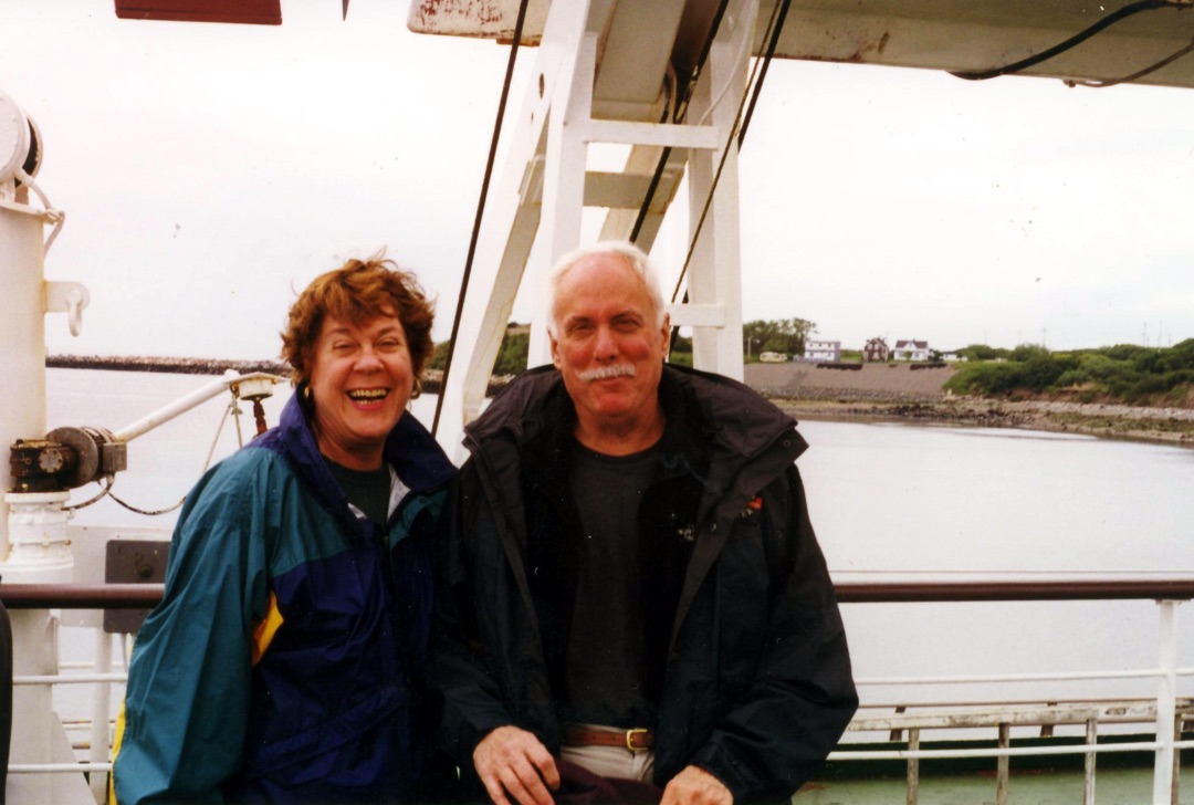 Marshall and his wife sharing a happy day on the water