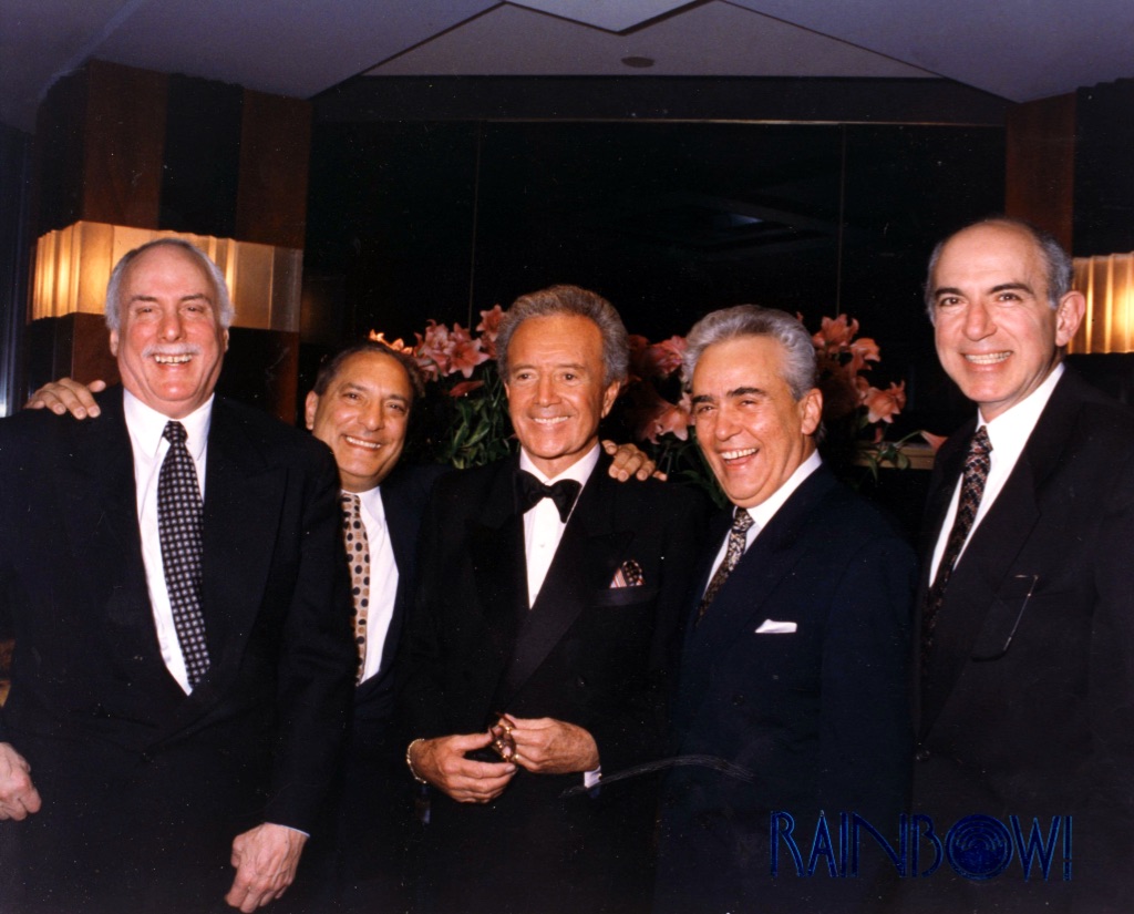 Marshall celebrating with longtime friends